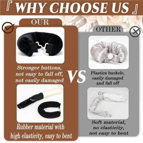 Heatless Hair Curler Overnight Blowout Rods Jumbo, Heatless Curls - Picture 2 of 7